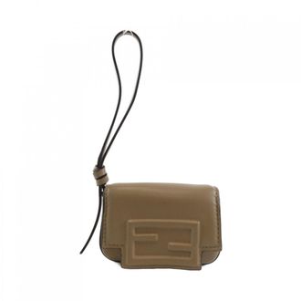 Fendi Brown Leather Pouch (Pre-Owned)