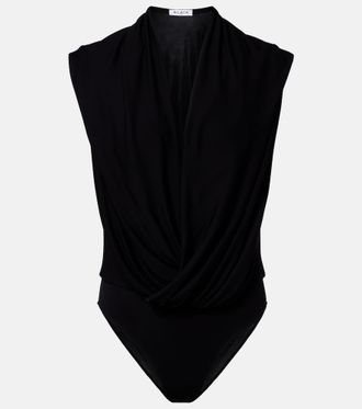 Alaia Draped jersey bodysuit