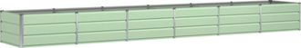 vidaXL Jardinera Verde 480 X 80 X 45 Cm Acero Vidaxl