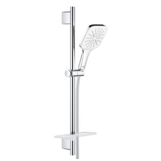 GROHE Vitalio Smartactive 130 Cube Conjunto De Ducha De 3 Chorros Con Barra, Cromo (26596000)