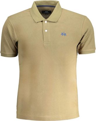 La Martina Kleding - Heren - Polos - Groen - S - Tops