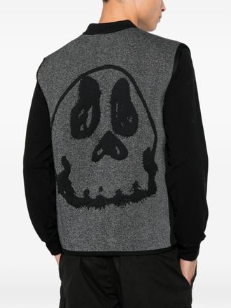 Yohji Yamamoto Knitted Color-Block Vest - Grey