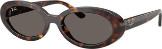 Ray-Ban RB2223F Asian Fit 902/B1 Womens Sunglasses Tortoiseshell Size 54