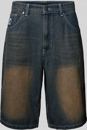 Karl Kani Baggy Fit Jeansshorts im 5-Pocket-Design in Black, Gr&ouml;&szlig;e 30