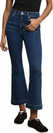 Veronica Beard Carson Ankle Flare Jeans In Blue