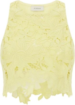 Sportmax Spxvasto Top - Tops - Mujer - Amarillo - L