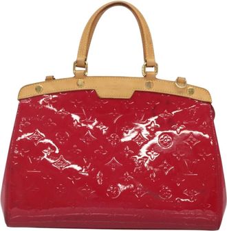 Louis Vuitton Blair Monogram Vernis Pink Patent_Leather Handbag (Pre-Owned)