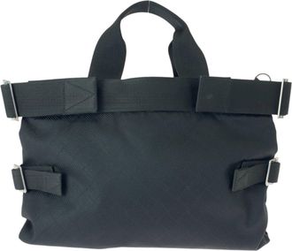 Bottega Veneta Black Nylon Tote Bag (Pre-Owned)