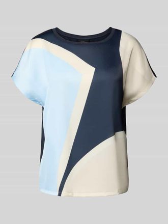 s.Oliver Black Label Oversized T-Shirt aus Viskose-Mix in Hellblau, Gr&ouml;&szlig;e 36