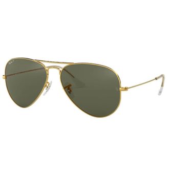 Ray-Ban Klassieke Aviator Gepolariseerde Zonnebril - unisex - Zonnebrillen - Geel - 58 MM - Accessoires