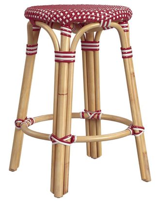 Butler Butler Specialty Company Tobias Rattan Round 24In Counter Stool