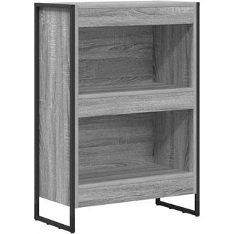vidaXL Estanter&iacute;a Para Libros Gris Sonoma 80 X 30 X 155 Cm Vidaxl