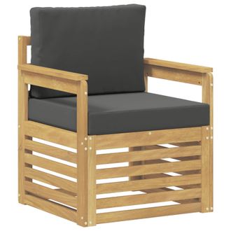 vidaXL 2 Pieza Conjunto De Sof&aacute;s De Exterior Poli&eacute;ster Vidaxl