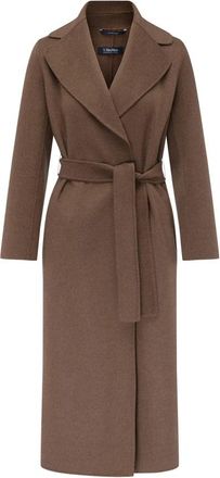 Max Mara Poldo Coat - Dames - Jas met riem - Bruin - 4XS - Wol - Jassen