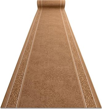 RugsX Alfombra De Pasillo Con Refuerzo De Gomast.tropez Marco Antideslizante Beige 67 Cm Beige 67x810 Cm