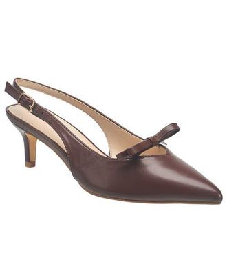 French Connection Quinny Slingback Kitten Heel in Chocolate at Nordstrom, Size 10