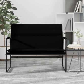 vidaXL Furniture Limited - Banco De Cuero Sint&eacute;tico Negro 100x64x80 Cm