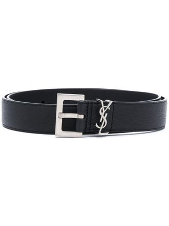 Saint Laurent Cassandre Belt Square Buckle Accessories