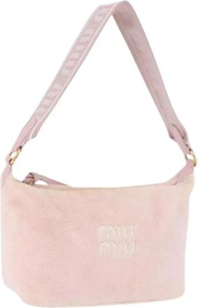 Miu Miu Pre-owned Hand Bag - Dames - Vintage Schoudertas - Roze - ONE Size - Leer - Vintage