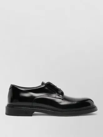 Emporio Armani leather derby shoes