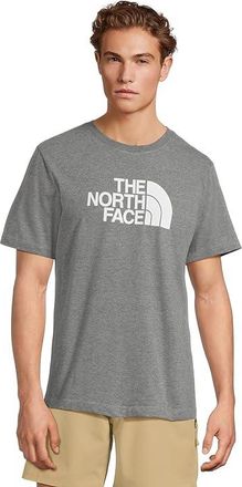 The North Face Evolution Half Dome Regular Short Sleeve T-Shirts Mens Clothing TNF Mid Grey Heather/TNF White : 3XL, Cotton