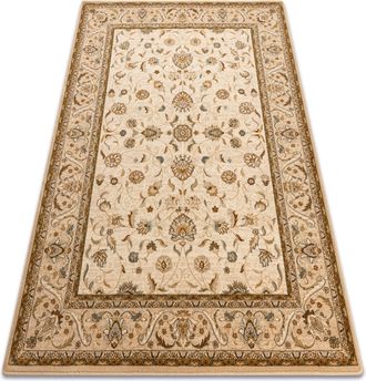 RugsX Rugsx - Alfombra De Lana Omega Aries Flores Perla Beige 300x400 Cm
