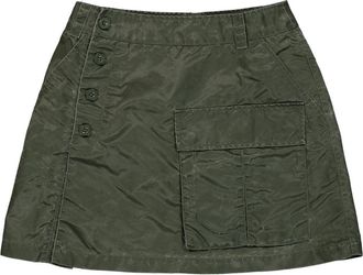 Alpha Industries Skort ALPHA INDUSTRIES Vintage Mini Skirt, Damen, Gr. XS, schwarz olive, Obermaterial: 100% Nylon, R&ouml;cke Skort