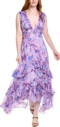 AMUR Senora Silk-Blend Gown