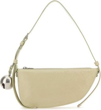 Burberry Light Green Shield mini shoulder bag