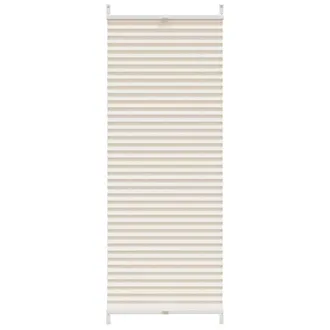 Berkfield Home Plisse Blind 40x100cm Cream | Size: 40x100 cm