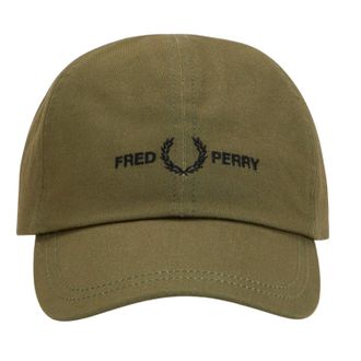 Fred Perry Unisex Volwassen Classic Beaded Twill Honkbalpet (Groen)