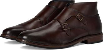 Johnston & Murphy Raleigh Double Buckle Boots Mens Boots Mahogany Full Grain : 14 M (D), Leather