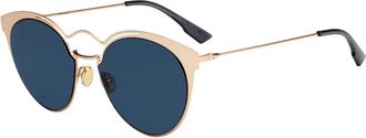 Dior Zonnebril - Dames - Zonnebrillen - Geel - 54 MM - Accessoires