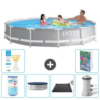 Intex Piscina Prism Frame Redonda - 366x76 Cm - 7-piezas S97