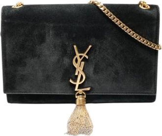Saint Laurent Pre-owned Cross Body Bags, female, Black, Size: ONE SIZE Pre-owned Shoulder Bag