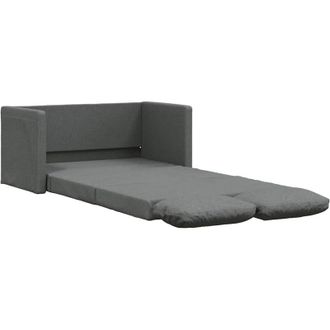 vidaXL Vidaxl - Divano Letto da Terra 2 in 1 Grigio Scuro 112x174x55 cm Tessuto