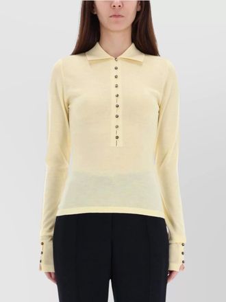 Jacquemus slim-fit merino wool knitted polo shirt