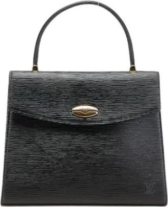 Louis Vuitton Pre-owned Handbags, female, Black, Size: ONE SIZE Pre-owned Leather Handbag