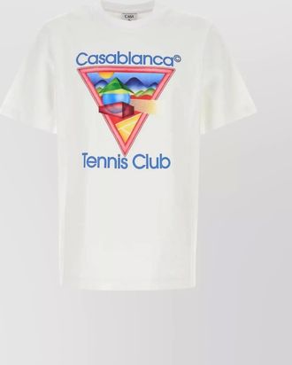 Casablanca cotton printed t-shirt