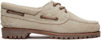 Timberland Womens Noreen Boat Shoe - Off-White Leather - Size UK 4.5