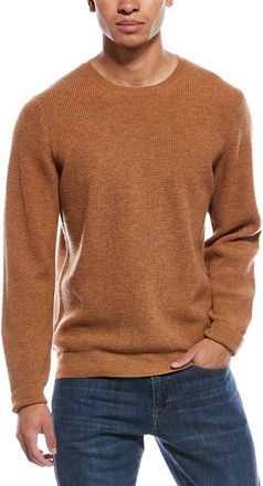 Brodie Moss Stitch Wool & Cashmere-Blend Crewneck Sweater