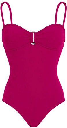 Vilebrequin Jacquard Badpak Roses - Dames - Badpakken - Paars - L - Badmode