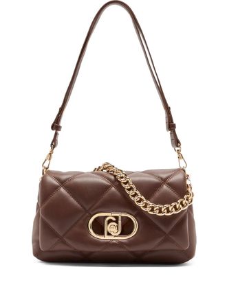 Liu Jo medium LaPuffy quilted chain-strap cross body bag - Brown