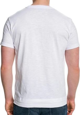 Diesel Unisex T-shirt met tonaal logo voor volwassenen (Wit)