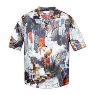 Off-white Overhemden, Heren, Veelkleurig, S, Gedrukt overhemd