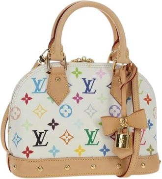 Louis Vuitton Pre-owned Monogram Mini Hand Bag - Dames - Vintage Mini Tas - Veelkleurig - ONE Size - Leer - Vintage