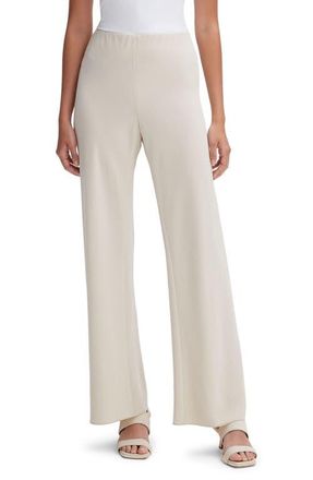 Vince Bias Cut High Waist Pants in Shell at Nordstrom, Size Large