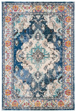 Safavieh Alfombra azul marino/azul 155 x 231 cm