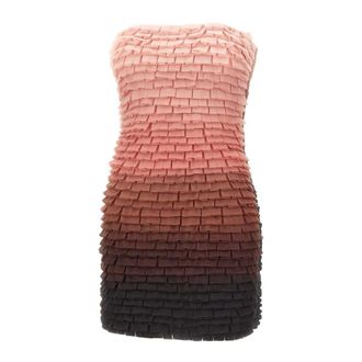 Elisabetta Franchi Short Dresses, female, Multicolor, Size: XS Mini Dress in Graduated Tulle