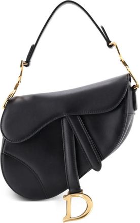 Dior Saddle Handbag Leather Mini shoulder bag - Zwart